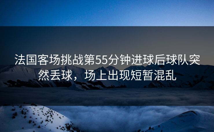 法国客场挑战第55分钟进球后球队突然丢球,场上出现短暂混乱 法国客场挑战第55分钟进球后球队突然丢球,场上出现短暂混乱