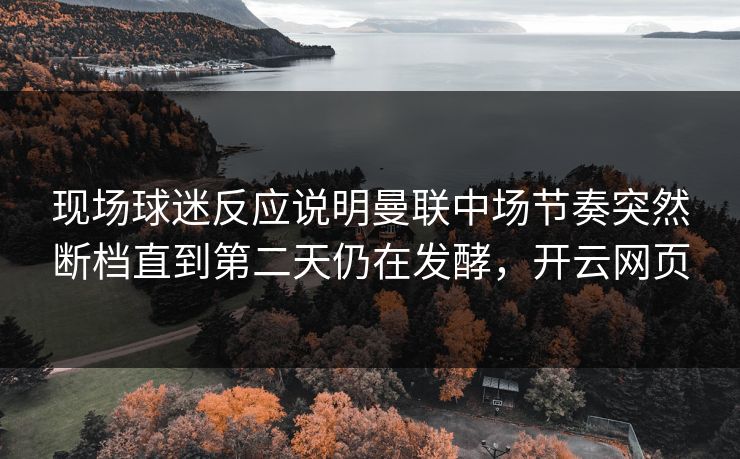 现场球迷反应说明曼联中场节奏突然断档直到第二天仍在发酵，开云网页